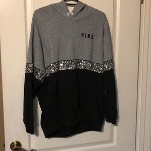 Victoria secret hoodie with glitter details